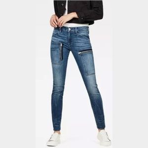 G-Star Raw Powel Mid Skinny Jeans Size 12, 31/32